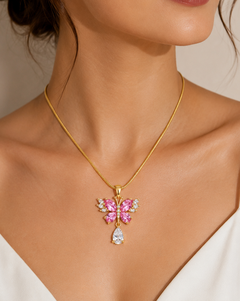 Serene Butterfly Necklace