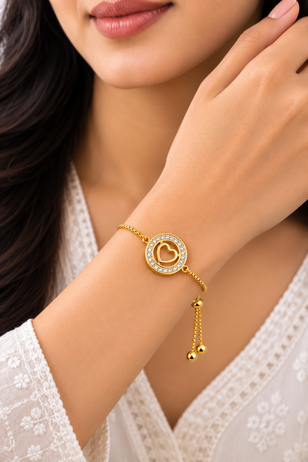 Radiant Heart Bracelet