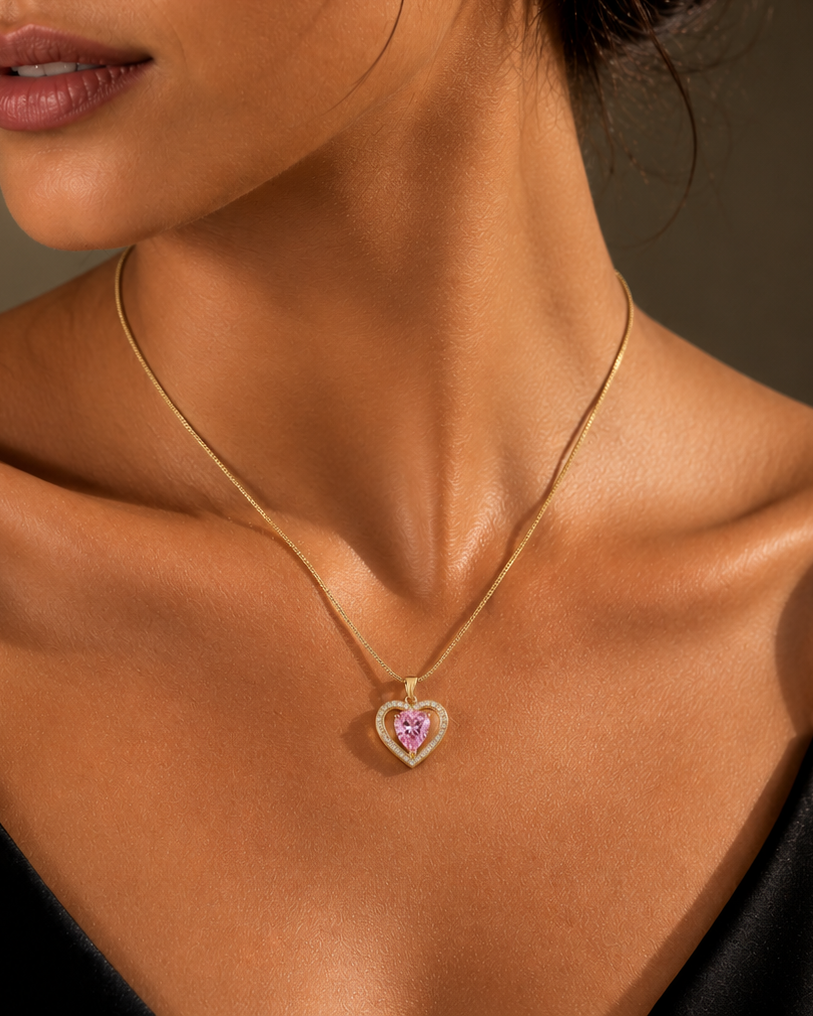 Rosabella Halo Necklace