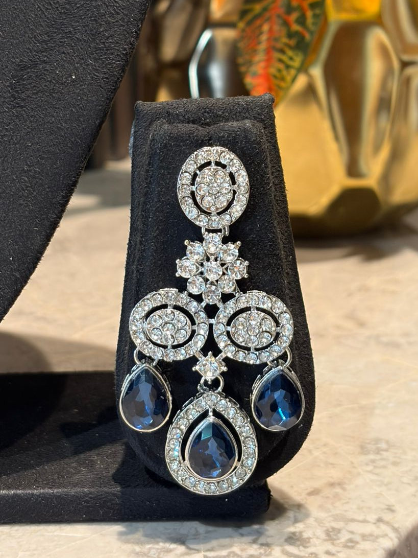 Sapphire Sparkle Necklace Set