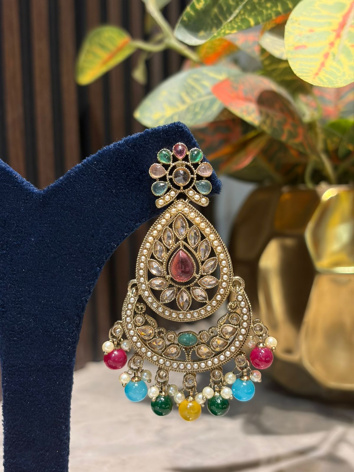 Navraya Multicolor Earrings