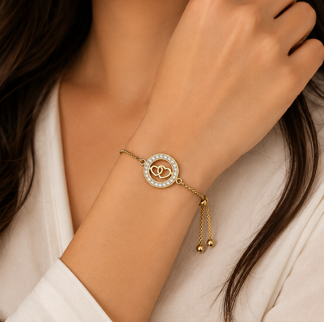 Heart Halo Bracelet