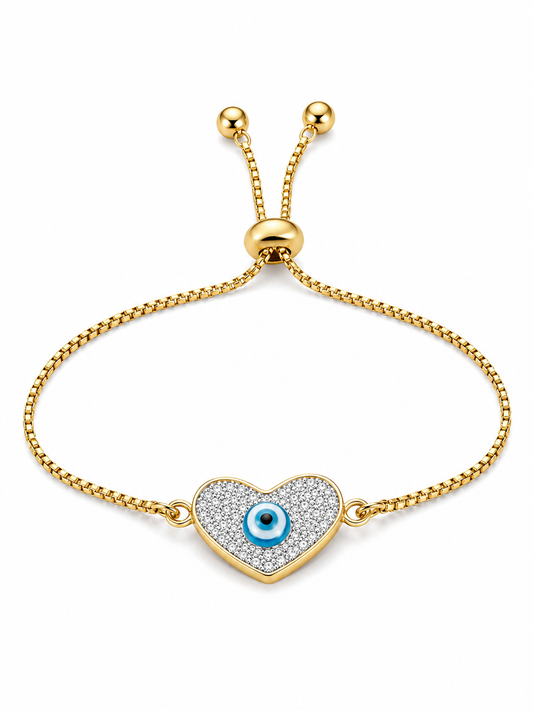 Azure Heart Bracelet