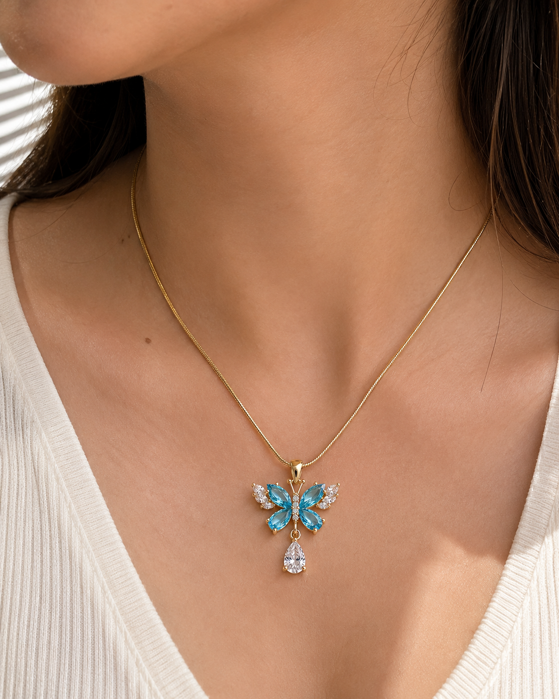 Serene Butterfly Necklace
