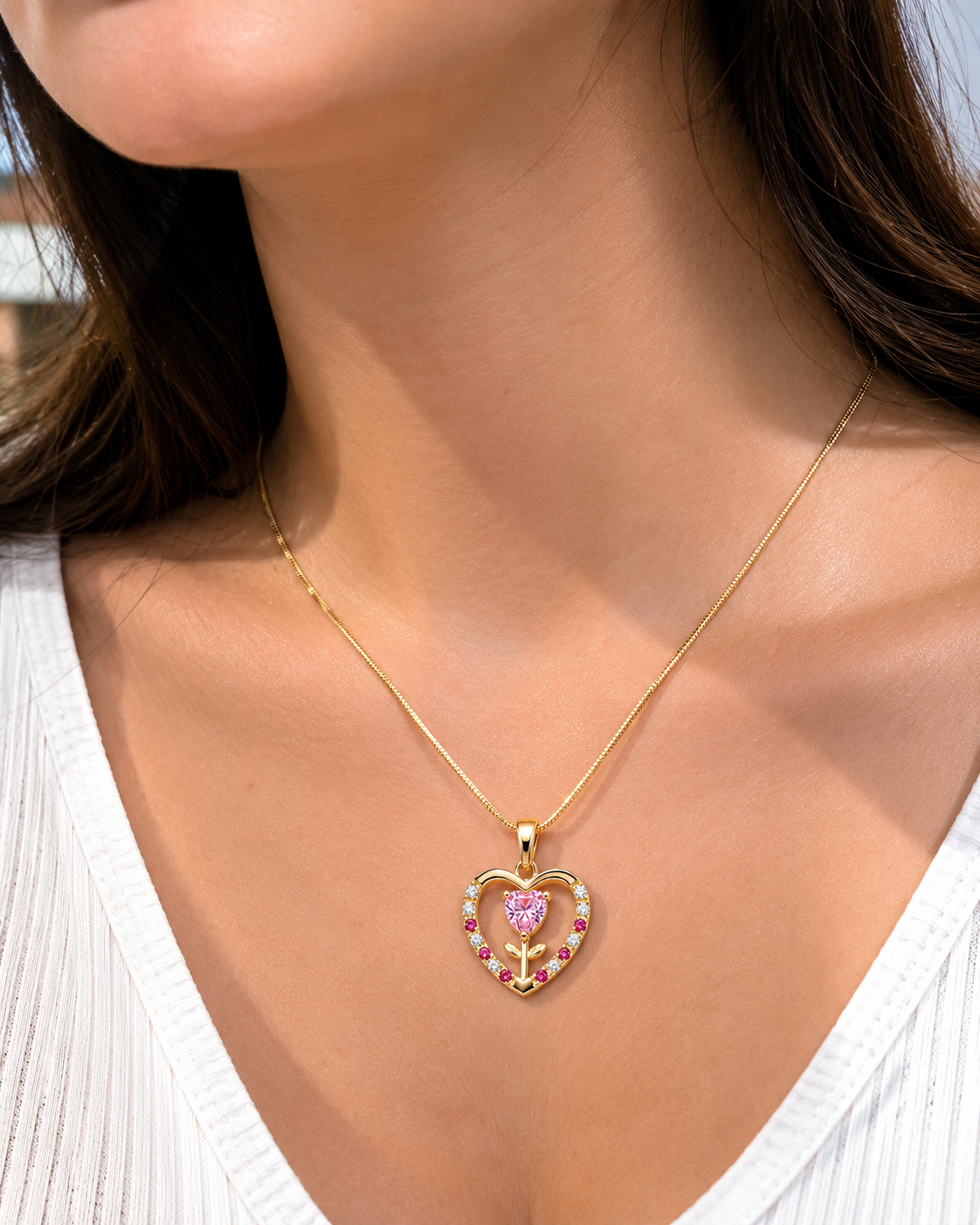 Blossom Heart Necklace