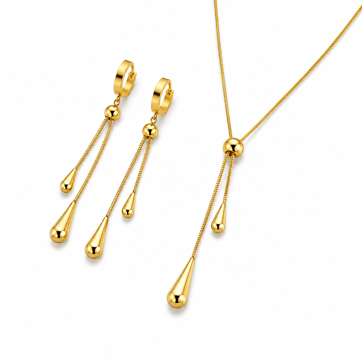 Elara Drop Jewellery Set