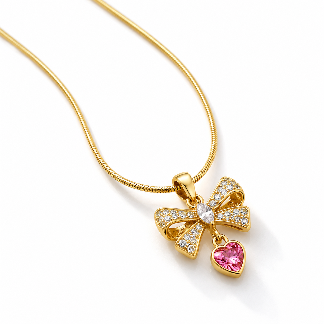 Rosabelle Bow Necklace