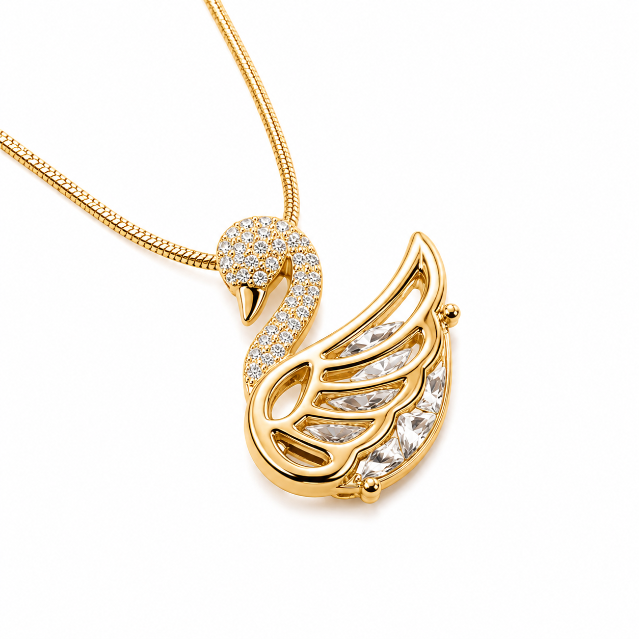 Seraphine Swan Necklace
