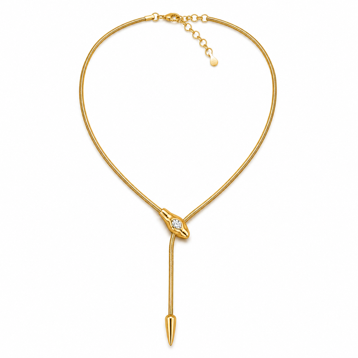 Crystal Y-Drop Lariat