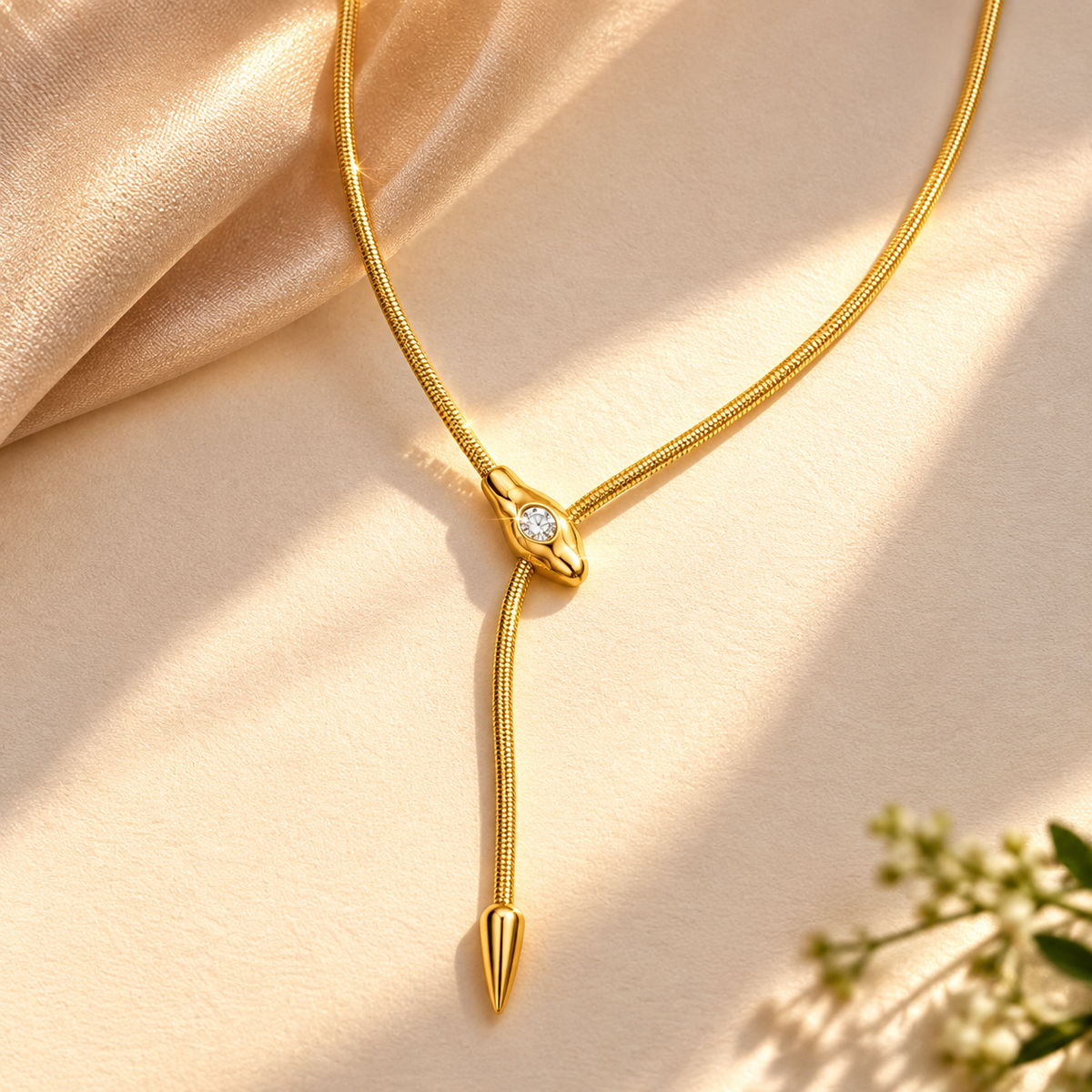 Crystal Y-Drop Lariat