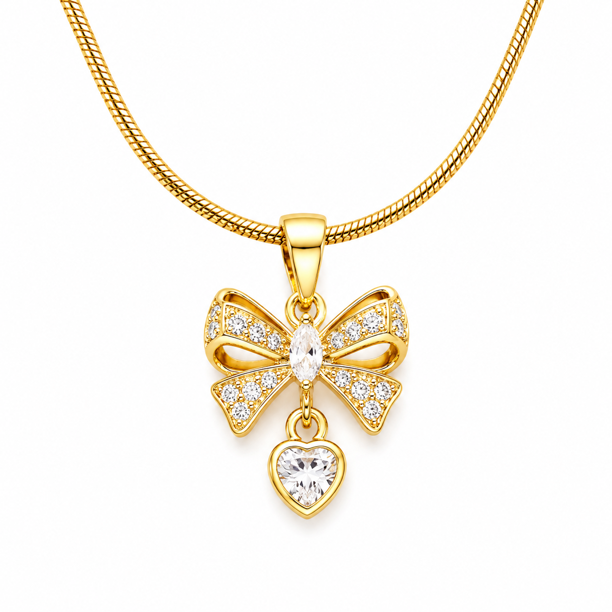 Rosabelle Bow Necklace