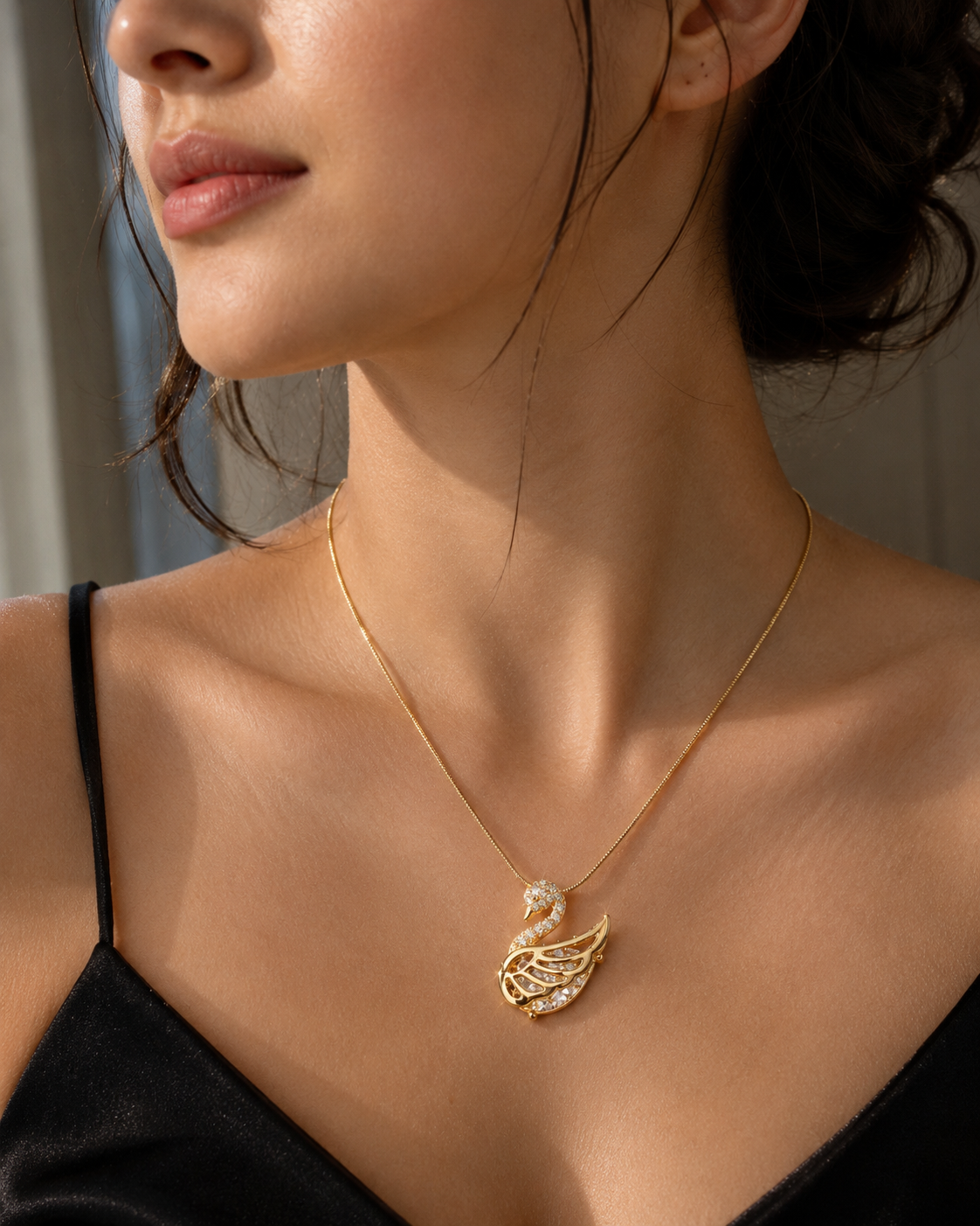 Seraphine Swan Necklace