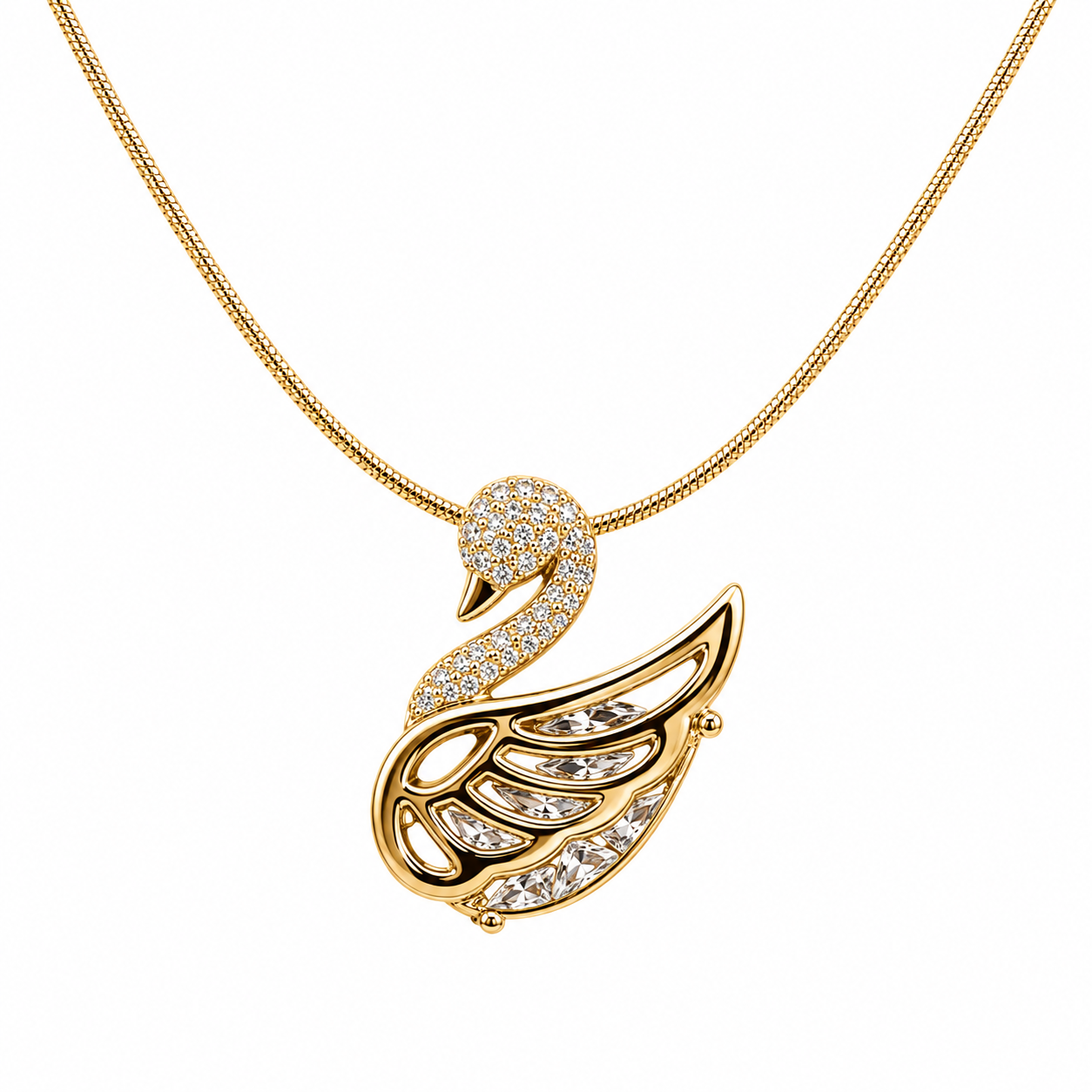 Seraphine Swan Necklace