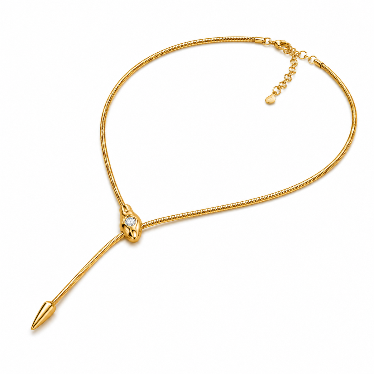 Crystal Y-Drop Lariat