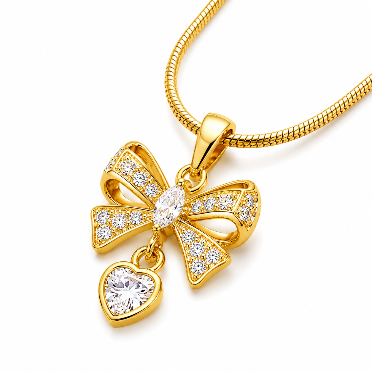 Rosabelle Bow Necklace