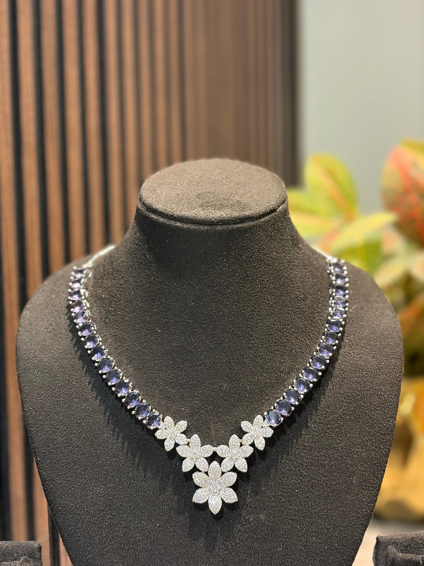 Purple & Crystal Set
