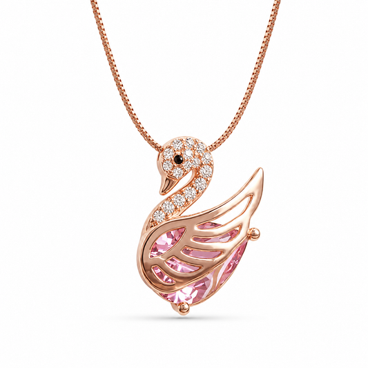 Aurora Swan Necklace