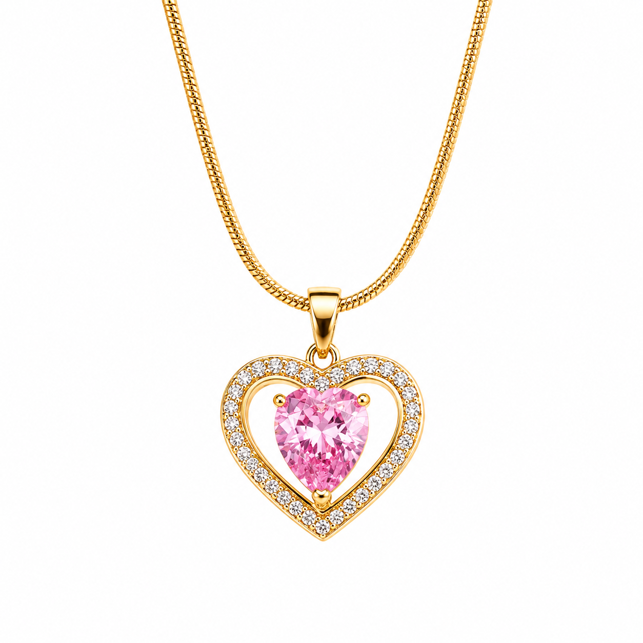 Rosabella Halo Necklace