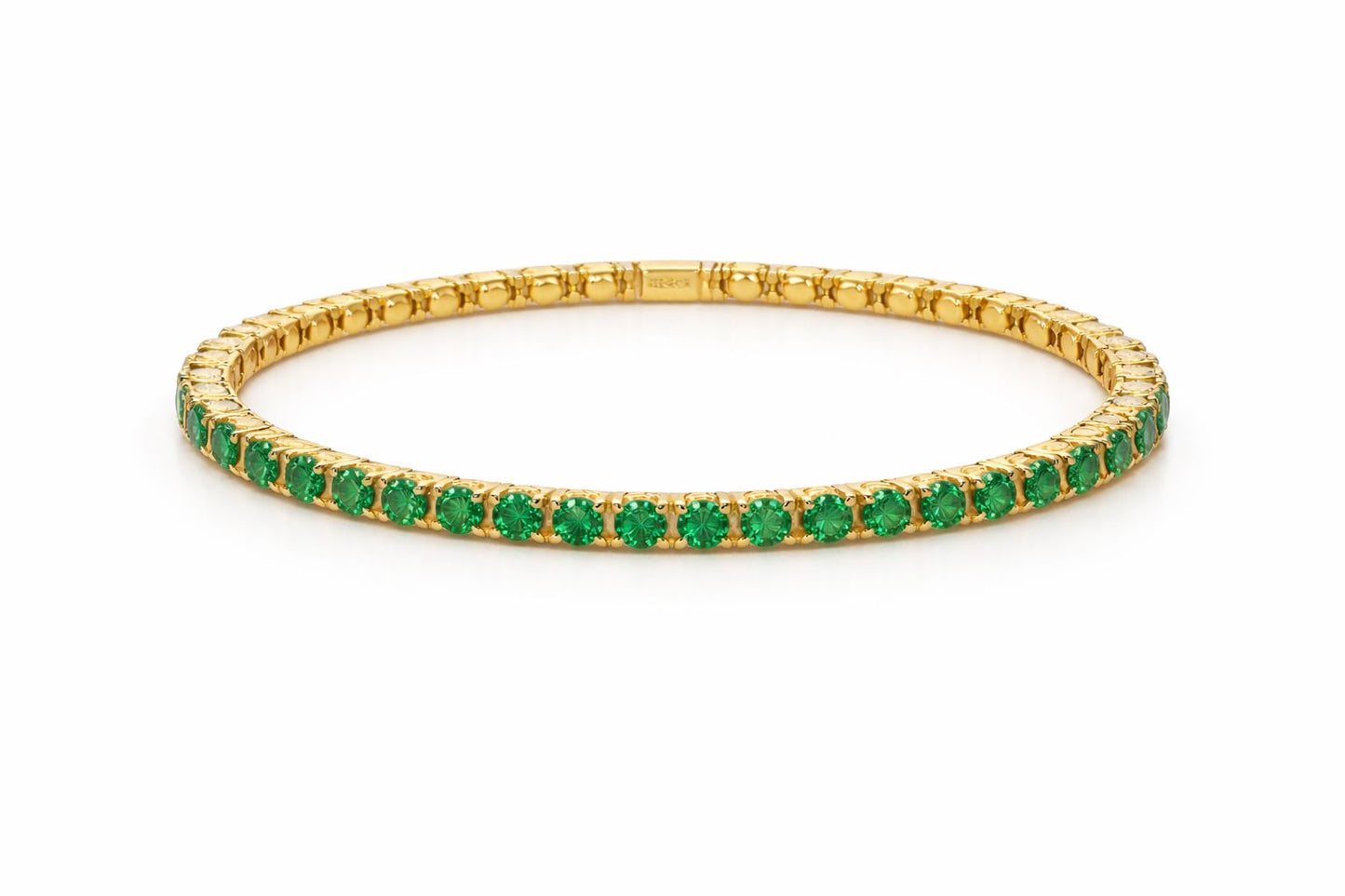 Emerald Radiance Tennis Bracelet