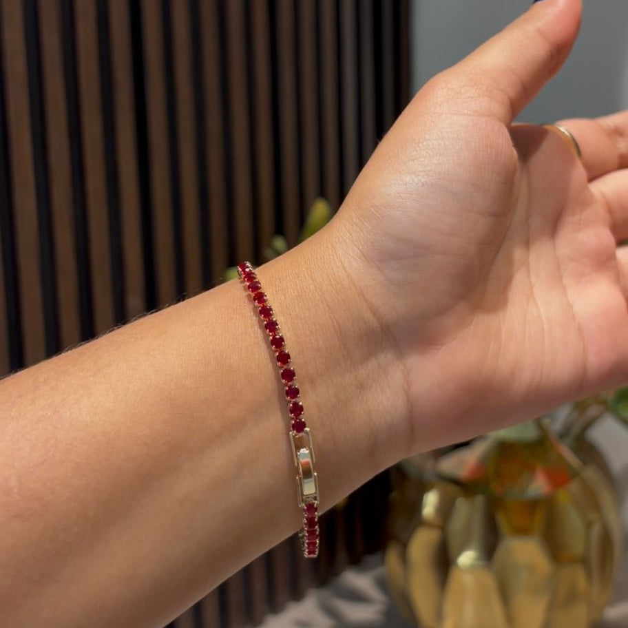 Ruby Whisper Bracelet