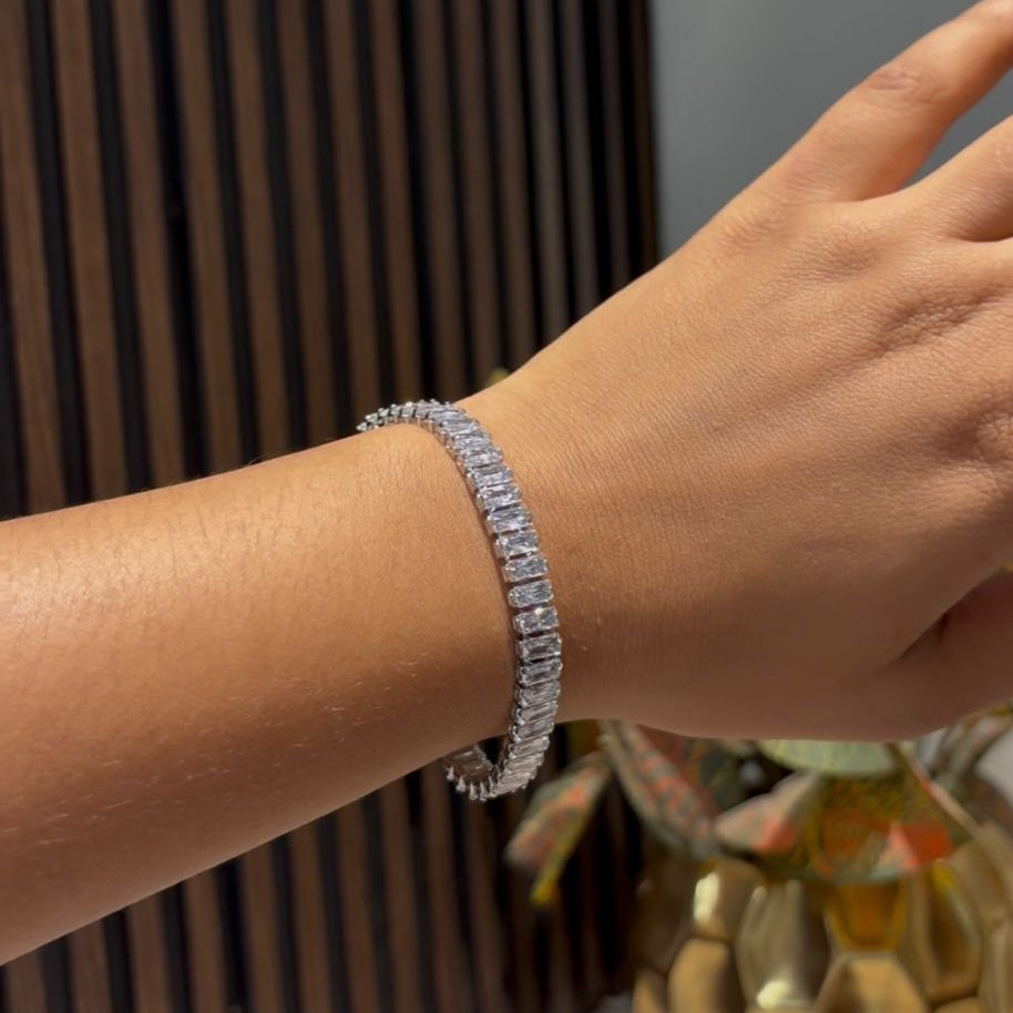 Emerald Ice Tennis Bracelet