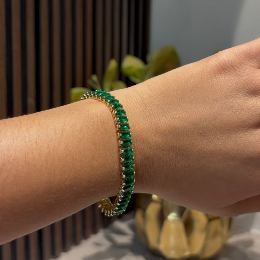 Verde Spark Tennis Bracelet